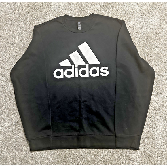 adidas Other - Adidas Golf Pullover Sweatshirt Men’s Large Black Crewneck Logo Performance